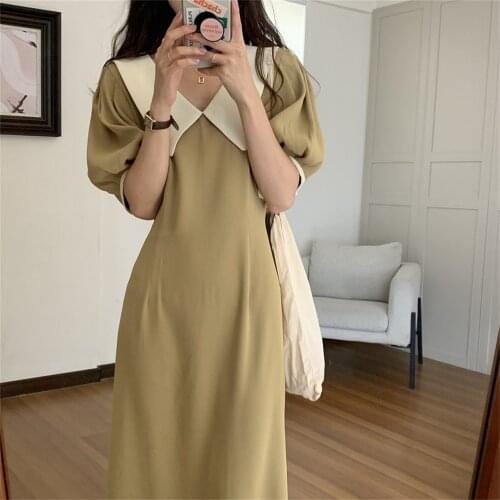 Alien Kitty 2021 French Slim Chic Elegant Hot Lady Femme High Waist Summer OL Prom Vintage A-Line Women Long Dresses Vestidos