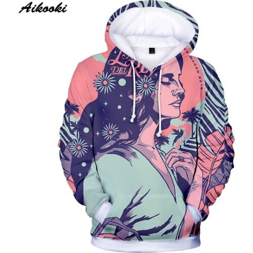 2020 Cool 3D Print Lana Del Rey Hoodies Casual Girls Beautiful Hoodies Arrival Kpop Pop Men Women 3D Coats Sweatshirts