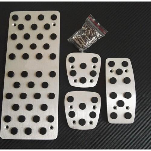 TTCR-II Accessories For MG 6 MG6 AT/MT Automatic Mechanical Gear Brake Clutch Accelerator Footrest Pedal Pedales Stickers Plates