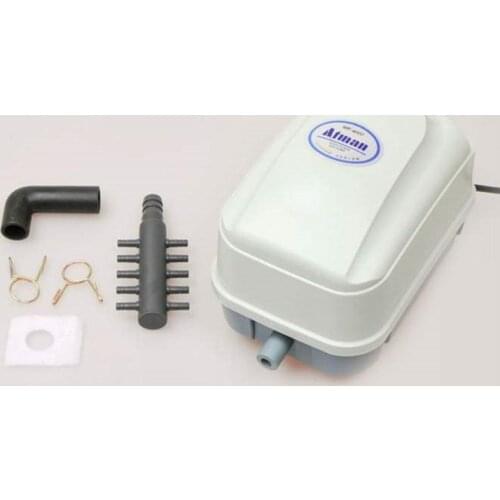 ATMAN High power high pressure koi pond pump large flow pond fish tank oxygen pump.atman Ultra quiet pond Farm gas pump