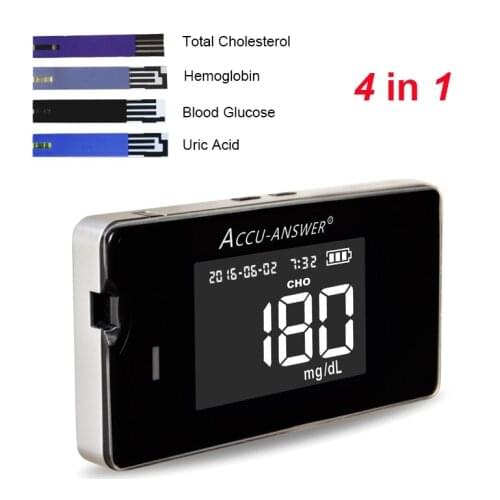 Factory supply uric acid cholesterol meter glucose meter hemoglobin meter