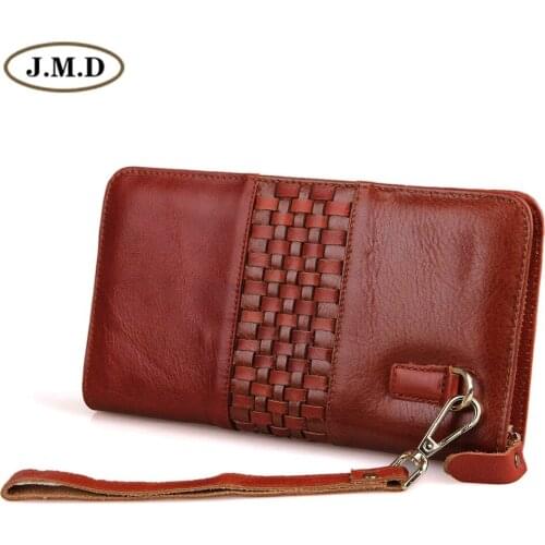 Hot Sale High Quality Classic Brown Vintage Leather Mini Wallet Purse Key Case Mens Hand bag Cartera 8028B