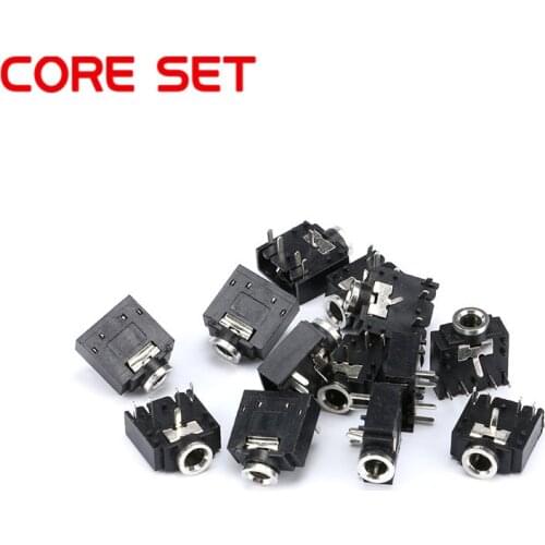 Hot 10 Pcs 5 Pin 3.5mm Female Audio Stereo Jack Socket PJ-307 PJ307 3F07 Audio Socket