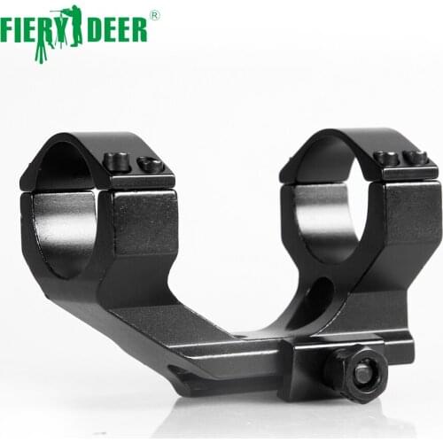 Fiery Deer Tactical Heavy Duty Cantilever Dia 30mm Rifle Scope Mount Ring 20mm Picatinny Rail Weaver Mount Hunting Accessories
