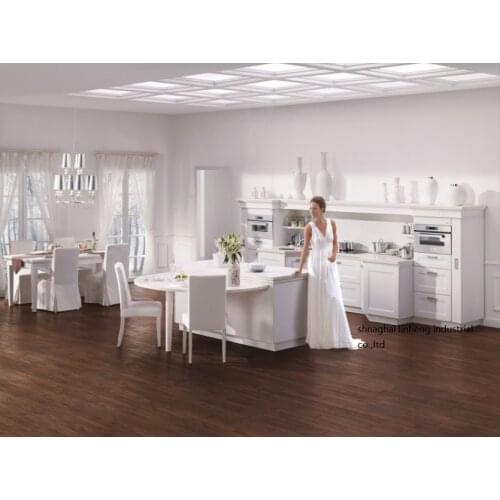 PVC/vinyl kitchen cabinet(LH-PV042)
