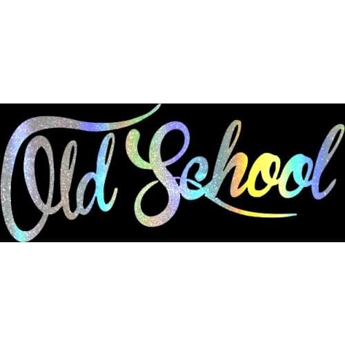 15.2*6.1CM Stickers on Old School window Sticker Vinyl Funny Stickers and Decals Auto Motorcycle window Stylin Bumper Decoration