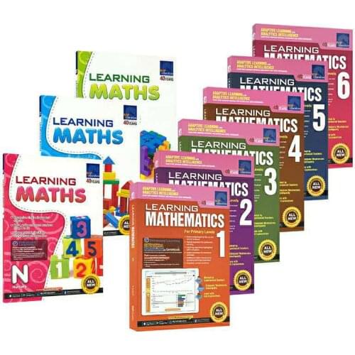 New 9 Book SAP Learn Mathematics Book N-K2 Grade 1-6 Children Learn Math Books Singapore Primary School Mathematics Textbook