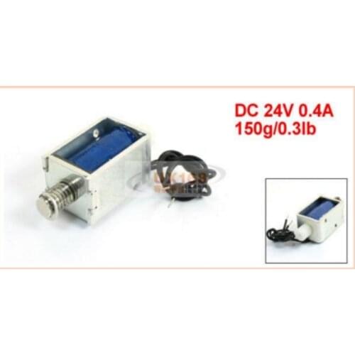 Open type DC push solenoid HIO-0630S-24D60 storage cabinet lock beauty equipment public phone DC 24V 0.4A 9.6W