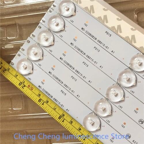 6Pieces/lot LCD TV backlight bar 7lamp bead 6V 530mm 100% NEW