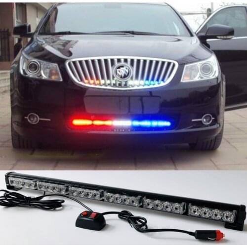 12v Police led signal lamp Super Slim Car Led bar flashlight EMS Emergency warning light Fire Ambulance Auto Beacon Caution lamp