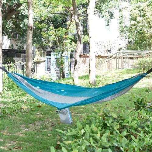 Portable Canvas Hammock Chair Swing For Household Indoor Garden Sports Travel Leisure Hiking Camping Stripe Hammock Hanging Bed