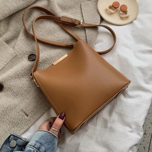 Women bag Solid Womens PU Leather Handbags Luxury Lady Hand Bags With Purse Pocket Women messenger bag Big Tote Sac Bols