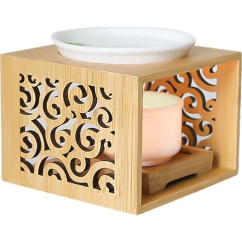Ceramic Tea Light Candle Holder Wax Melt Warmer Aroma Essential Oil Burner