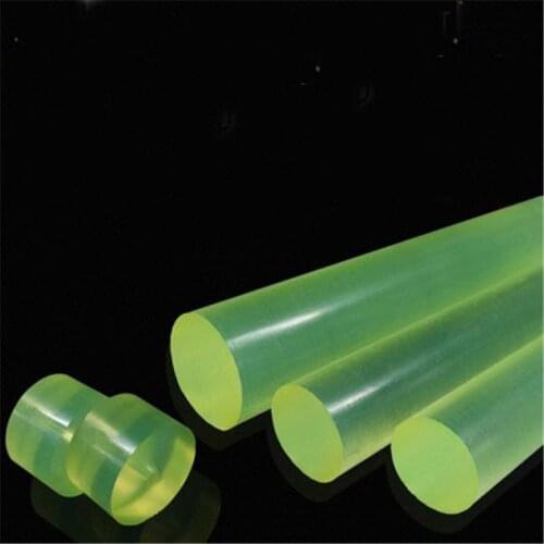 Customized 1PC Diameter 12mmX300mm round solid PU rod PU damper PU buffer CNC machine process PU mold