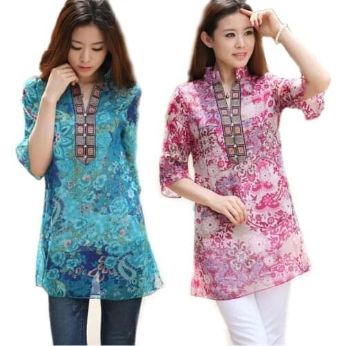 Блузки с вышивкой ZMHTDREAMHUNTER China At AliExpress