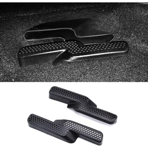 2PCS Car Air Vent Outlet Cover Under Car Rear Seat Air Conditioning Outlet for MINI Countrman Clubman F60 F55 F54 Accessories