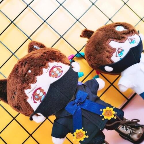 5Pcs/Lot Black Mask for 15cm 20cm Plush EXO Dolls Toy Accessories