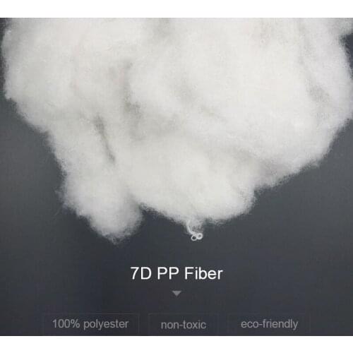 7D High Quality Environmental Protection Pp Cotton High Elastic Doll Pillow Filled With Cotton Silk Cotton 400-600g