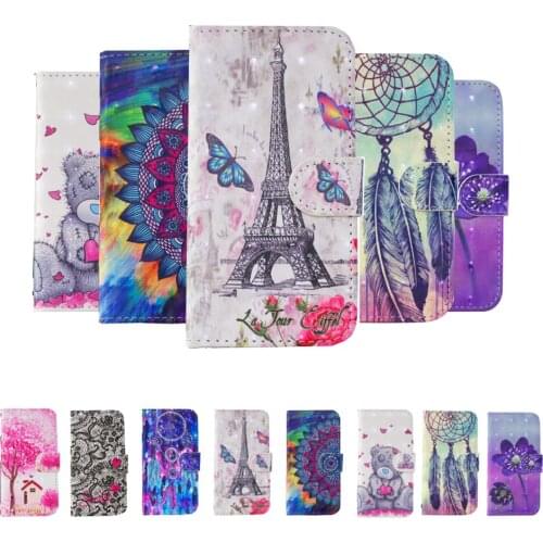 For Samsung Galaxy S7 Case 3D Painting Flip Case For S7 Edge Cover PU Wallet Leather Case Color pattern Protective Cover