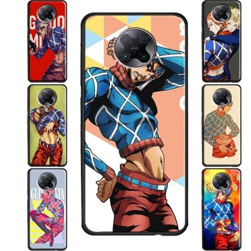 Guido Mista Vento Aureo Case For POCO F3 F1 F2 Pro M3 X3 Cover For Xiaomi Mi 10T Pro Mi 11 Lite Note 10 Mi 11 Ultra