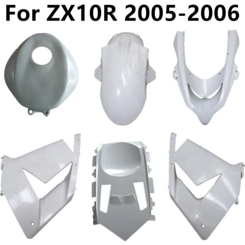 Motorcycle Components Unpainted Fairing Bodywork Cowling for ZX10R 2005-2006 636 05-06 Plastic Parts Pack Left Right Customize