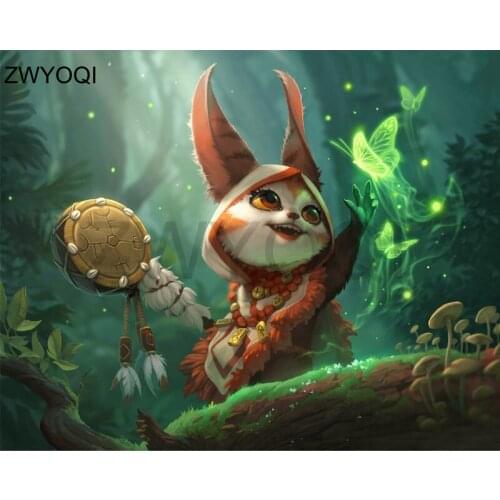 DIY Diamond embroidery Cross stitch rabbit Full Square Diamond painting Pokemon Drum Feather Full Round Diamond mosaic butterfly