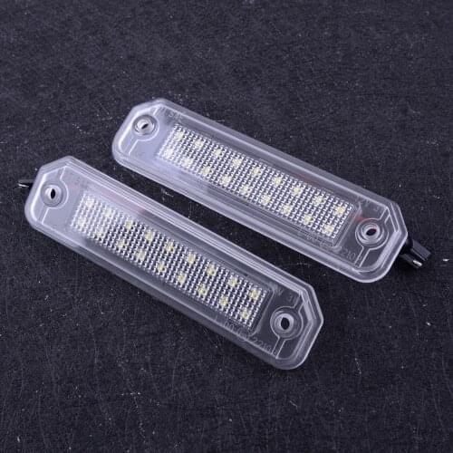 DWCX 2pcs LED License Number Plate Light Lamp Fit For Honda Civic Del Sol Trunk 1993 1994 1995 1996 1997