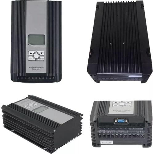 1000W 1500W Wind 200W-1500W Solar MPPT Hybrid Charge Controller 24V/48V Auto Dump Load Inserted With LCD Display