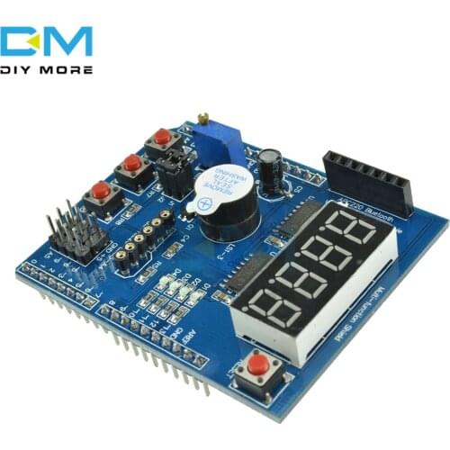 Multi Function Shield with Buzzer LM35 4 Digit Digital LED Expansion Board Module for Arduino UNO R3 Lenardo Mega2560 Diy Kit