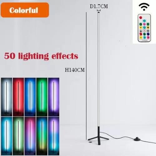 Nordic Modern Symphony floor lamp colorful dimming decoration three color lamp for Livingroom Loft bedroom video floorlamp