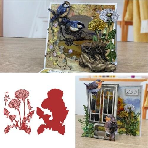 New for 2021 Wild Wishes Metal Cutting Dies Scrapbook Diary Decoration Stencil Embossing Template DIY Greeting Card Handmade