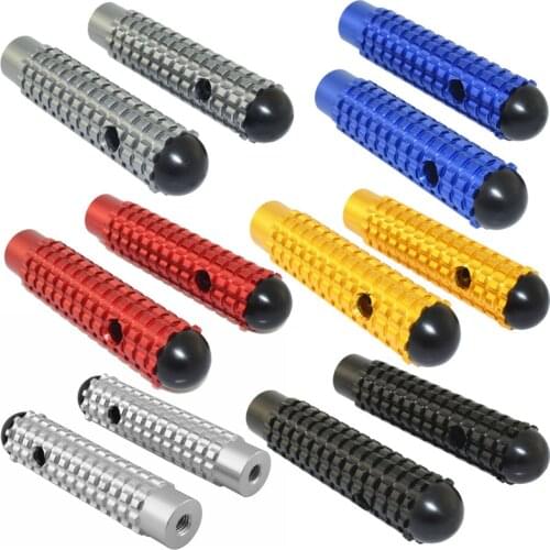 Pair of Universal M8 Racing Rearset Foot Pegs Footrests Pedals Steps 8mm for YAMAHA for KAWASAKI for SUZUKI for HONDA for BMW