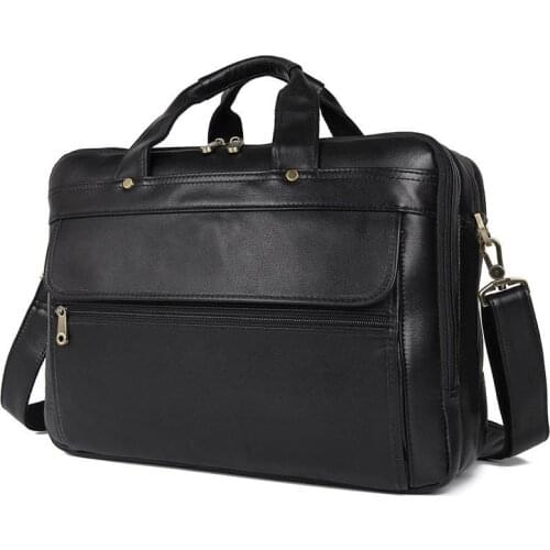 Briefcase For Bag Trabajo Genuine Messenger Office Bags Leather Men Leather Laptop Male 15 Inch Maletines Hombre Business Bag