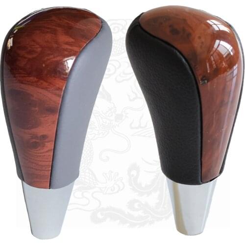 Car Shift Lever Knob Walnut Gear Shift Knob Lever Shifter HandBall For Toyota HILUX 2011