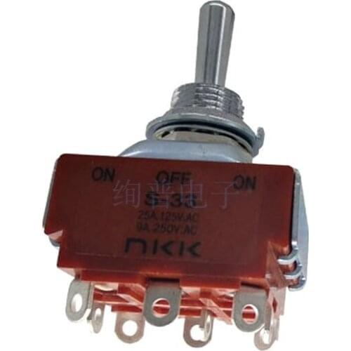 S-33 S33 Toggle Switch On-Off-On 3PST 9 feet 3 gears 20A high current NKK
