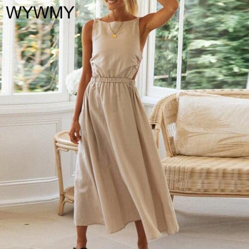 Sexy Spaghetti Strap Summer Dress 2021 New Slip Black Backless Maxi Dress Vintage Elegant Woman Party Dress Princess Dress