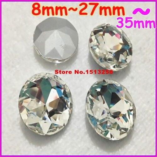Crystal Color Round Fancy Stone Flat Top Baoshihua Glass Stone For Jewelry Making 8mm,10mm,12mm,16mm,18mm,20mm,25mm, 27mm,35mm