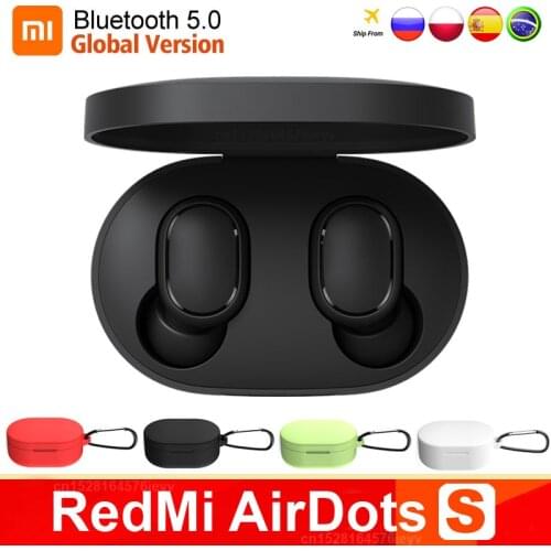 Original Xiaomi Redmi Airdots S TWS Wireless earphone Airdots2 SE Voice control Bluetooth 5.0 Noise reduction Tap Control