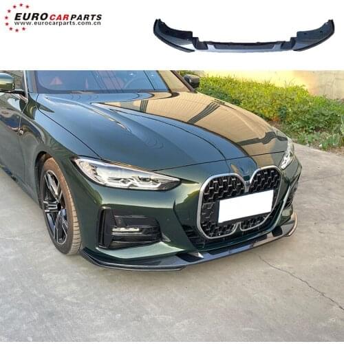 High quality 4 series G22 3D style glossy black water print material front bumper lip for G22 car front lip