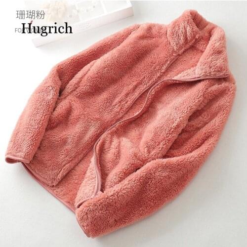 Winter Coral Fleece Coat Womens Anti-Snow Jacket Double-Sided Soft Mens Thickened Outwear Warm Outdoor Top Stormcoat Liner