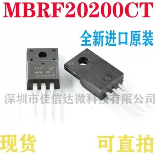 100% New Original 5pcs/lot High Quality MBRF20200CT 20200CT TO220F