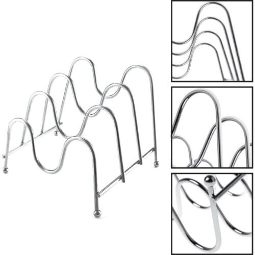 50LB Three-Layer Metal Pot Lid Rack Cutting Board Shelf Dish Holder Kitchen Organizer