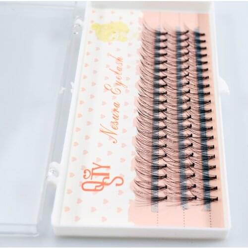 New Arrival Luxury Grafting Eyelashes 6d Natrual mink hair silk lashes eyelash extensions fake lashes 0.07 thickness