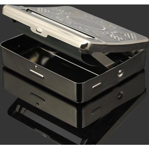 70MM Metal Cigarette Rolling Box Manual Semi-Automatic Cigarette Maker Diy Hand Roll Tobacco Roller