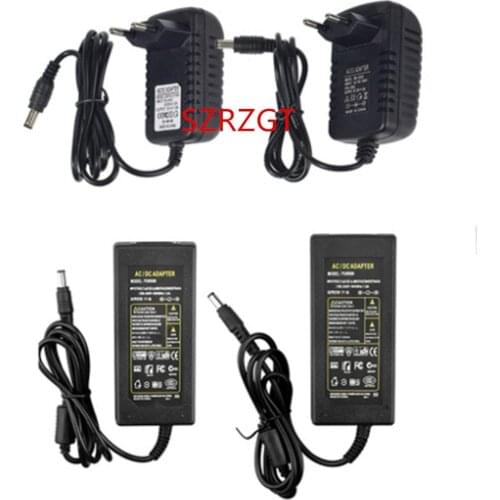 LED Power Supply Adapter DC5V / DC12V / DC24V 1A 2A 3A 5A 7A 8A 10A For 5V 12V 24V led strip lamp lighting led power driver plug