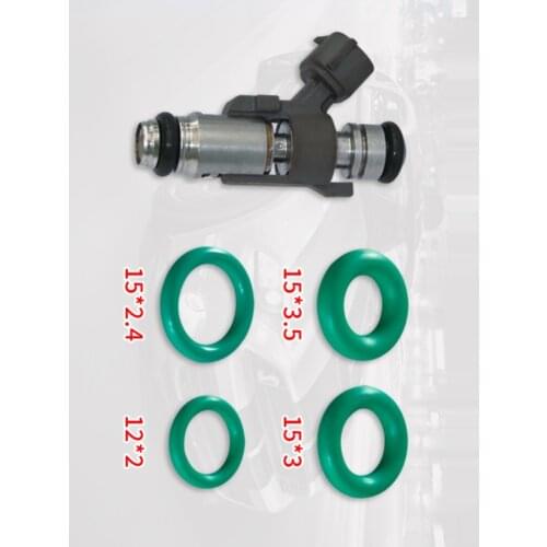 Automobile Fuel Injection Nozzle Sealing Rubber Ring O-ring Fluorine Rubber Fuel Nozzle Sealing Ring Oil Resistant