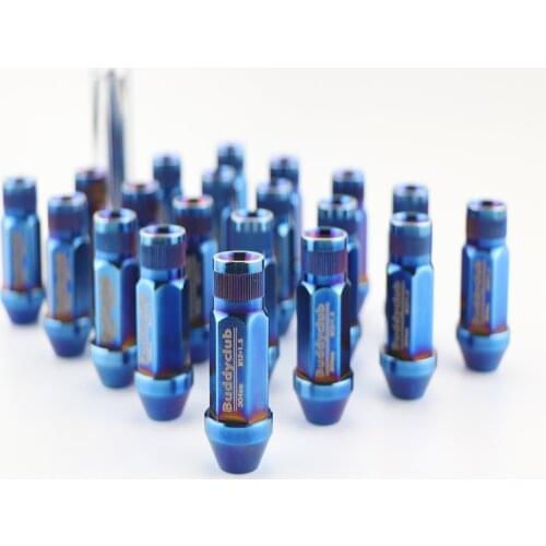 Car Forged Stainless Steel Hub Screws Nuts Modified bolts Universal Grilled Blue for Bmw Honda Tonda