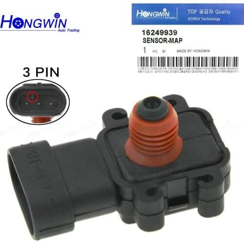 Manifold Absolute Pressure Sensor MAP SENSOR FOR GM CHEVROLET BUICK CADILLAC GMC ISUZU OLDSMOBILE PONTIAC 16249939 16187556