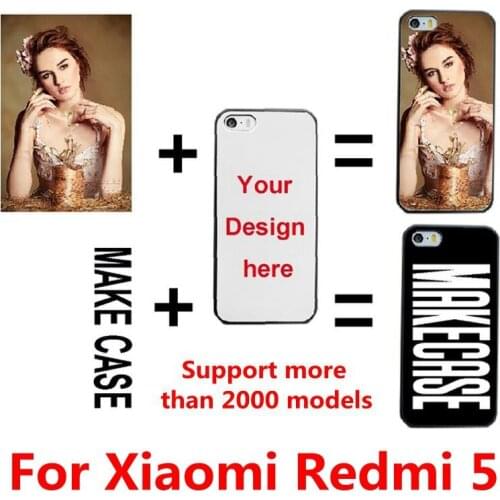 DIY Personalized custom photo name Customize printing your design picture cover case for Xiaomi Redmi 5