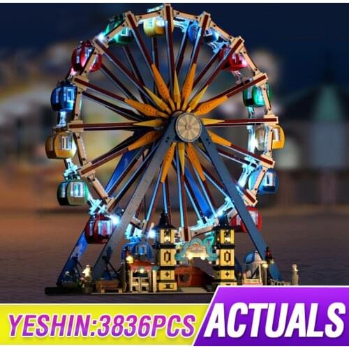 Mould King App Control Motorized Ferris Wheel Model 15012 Building Blocks Assembly Children Creative DIY Learning Gifts